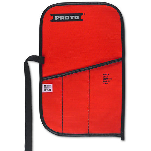 Proto Red Canvas 3-Pocket Tool Roll - Exact Tool & Supply