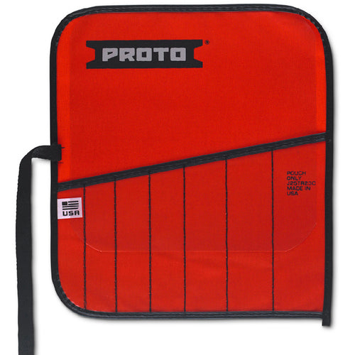 Proto Red Canvas 7-Pocket Tool Roll - Exact Tool & Supply