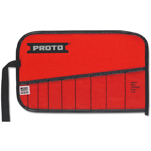 Proto Red Canvas 9-Pocket Tool Roll - Exact Tool & Supply