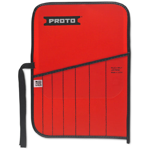 Proto Red Canvas 7-Pocket Tool Roll - Exact Tool & Supply