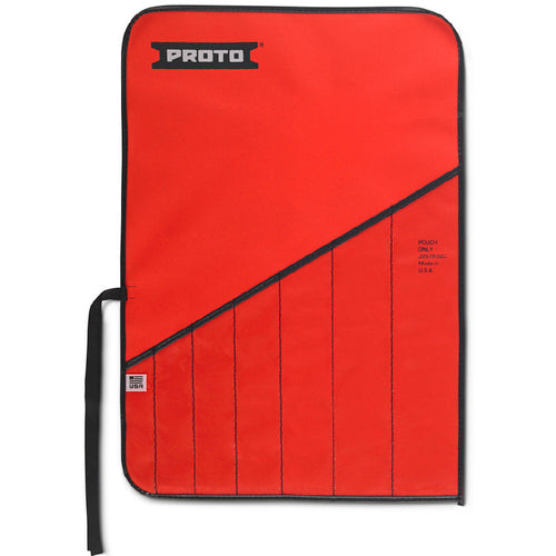 Proto Red Canvas 7-Pocket Tool Roll - Exact Tool & Supply