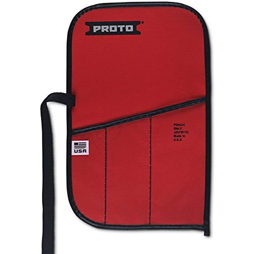 Proto Red Canvas 3-Pocket Tool Roll - Exact Tool & Supply