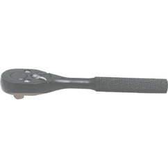 Proto 1/4″ Drive Classic Pear Head Ratchet 5″ - Black Oxide - Exact Tool & Supply