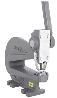 Bench Punch - 1/8 Flat; 1/2 Holes Capacity - Exact Tool & Supply