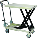 SLT-330F, Scissor Lift Table With Folding Handle - Exact Tool & Supply