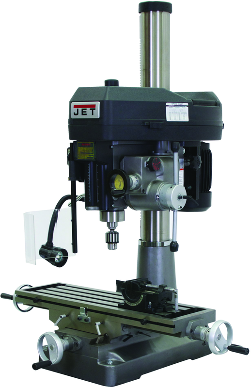 JMD-18PFN Mill/Drill With Power Downfeed 115/230V 1PH - Exact Tool & Supply