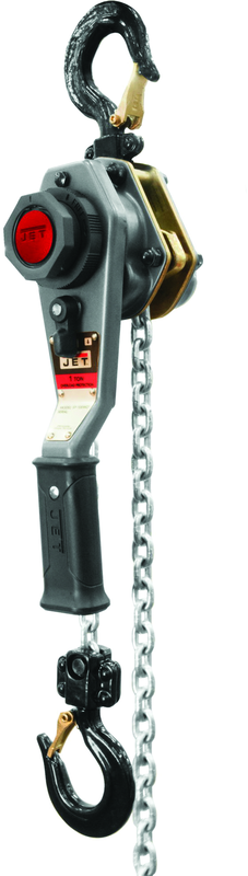 JLH Series 1 Ton Lever Hoist, 10' Lift with Overload Protection - Exact Tool & Supply