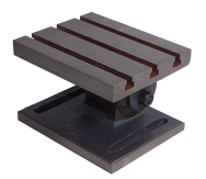 Angle Swivel Plate Table - 10 x 12"; 8" Overall Height - Exact Tool & Supply