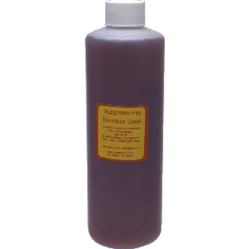 Electrolyte Solution - 16 oz - Stainless Steel - Exact Tool & Supply