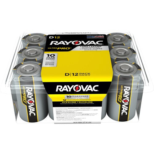 D Size Ultrapro Alkaline Batt-12Pk - Exact Tool & Supply