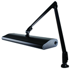 Floating Arm 3- Tube Work Lamps - 43" OAL - Clamp Mount - Exact Tool & Supply