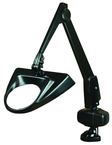 26" LED Magnifier 2.25X Desk Base W/ Floating Arm Hi-Lighter - Exact Tool & Supply