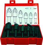 5 PC SET 60 DEG 6FL CARB CSINK - Exact Tool & Supply