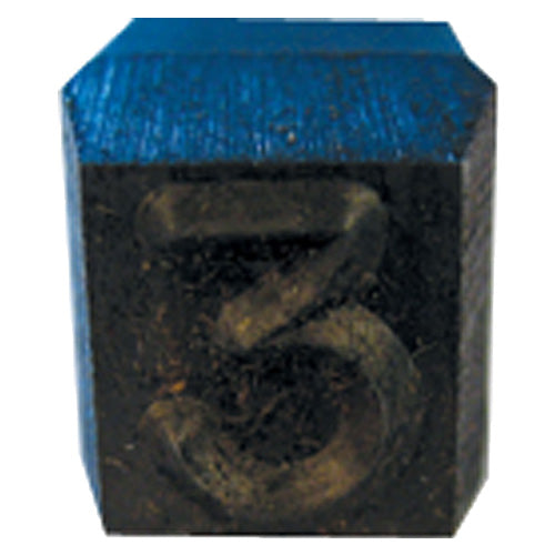 Individual Reversed Steel Stamp - 5/32″ Type Size (Letter A) - Exact Tool & Supply