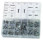 Self Tapping Screw Assortment - 6 thru 14 Dia - Exact Tool & Supply