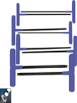 8 Piece - 2.0 - 10mm T-Handle Style - Ball End Hex Key Set with Cushion Grip - Exact Tool & Supply