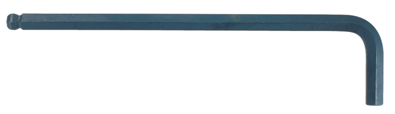 19mm Long Arm - 11-1/4'' Arm Length - Ball End Hex Key - Exact Tool & Supply