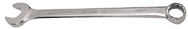 1'' - 14'' OAL - Chrome Satin Combination Wrench - Exact Tool & Supply