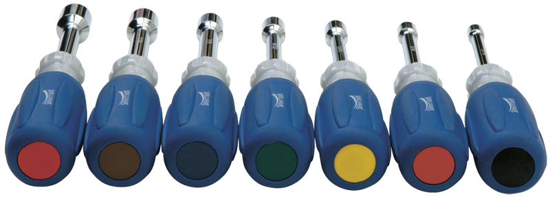 7 Piece - #9240507 - 3/16; 1/4; 5/16; 11/32; 3/8; 7/16; 1/2" - Cushion Grip Nut Driver Set - Exact Tool & Supply