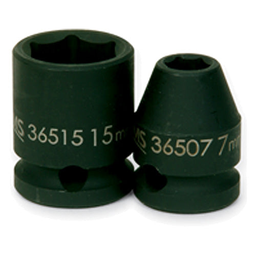 10 mm × 2 1/4″ Overall Length-3/8″ Drive-6 Point - Metric Deep Impact Socket - Exact Tool & Supply