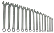 Snap-On/Williams - 15-Pc Metric Combo Wrench Set - Exact Tool & Supply