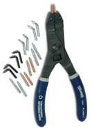 Retaining Ring Pliers -- Model #23801--up to 1'' Ext. Capacity - Exact Tool & Supply