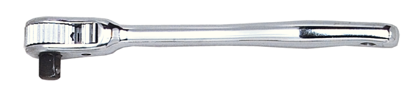 7-7/8" OAL - 3/8'' Drive - Open Head - Non-Reversible Ratchet - Plain Handle - Exact Tool & Supply