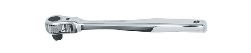 10-1/2" OAL - 1/2'' Drive - Open Head - Non-Reversible Ratchet - Plain Handle - Exact Tool & Supply