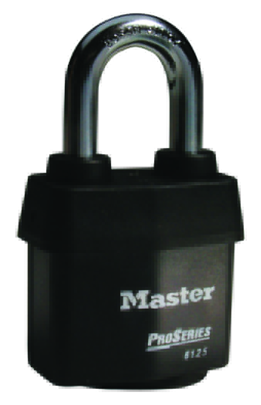 Hi-Vis Aluminum Padlock - 2-3/8'' Body Width; Keyed: Different; - Exact Tool & Supply