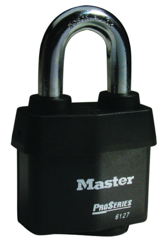 Hi-Vis Aluminum Padlock - 2-5/8'' Body Width; Keyed: Different; - Exact Tool & Supply