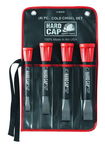 4 Piece Hardcap Cold Chisel Set - Exact Tool & Supply