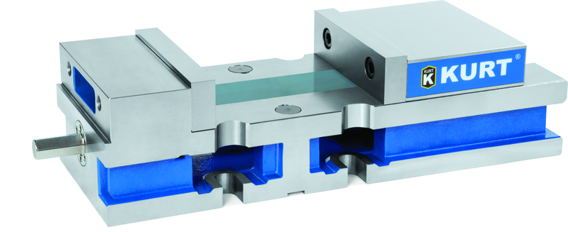 8" Versatile Lock Rerversible Manual Vise - Exact Tool & Supply