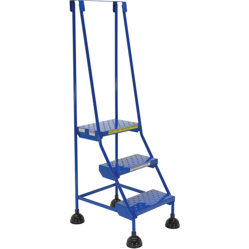 Spring Loaded Roll Ladder Perf 3 Stp Blu - Exact Tool & Supply