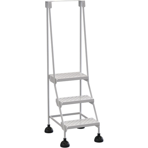 Spring Loaded Roll Ladder Perf 3 Stp Wht - Exact Tool & Supply