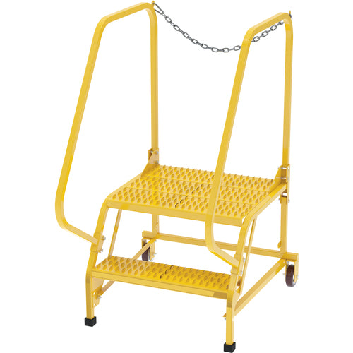 Maintenance Ladder Grip Strut 2-Step Yellow - Exact Tool & Supply