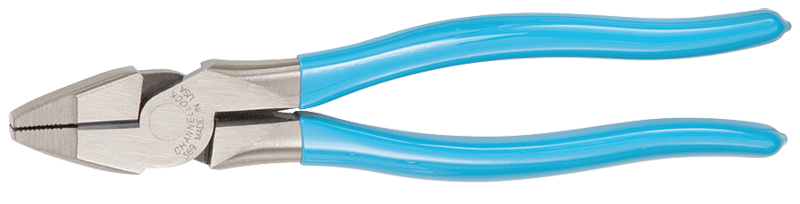 #369 Comfort Grip Handles 9'' Long High Leverage Linesman Pliers - Exact Tool & Supply
