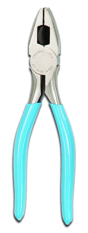 #3048 Comfort Grip Handles 8-1/2'' Long Linesman Pliers - Exact Tool & Supply