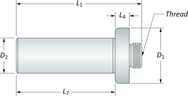 1-1/2" SS x 1-1/2-8 Thread Mount - Boring Head Shank - Exact Tool & Supply
