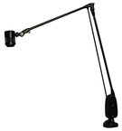 High Power LED Spot Light Dimmable 38" Floating Arm Sturdy Clamp Base - Exact Tool & Supply