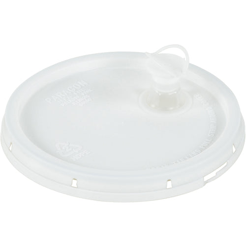 Spout-Top Lid W/Tear Tab-2 Gallon White - Exact Tool & Supply