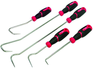 Lisle Set of 5 Hose Removers - includes #80210 Short Hose Remover, #80220 Long Hose Remover, #80230 Short Offset Remover, #80240 Long Offset Remover & #80290 Double Offset Short Remover - Exact Tool & Supply
