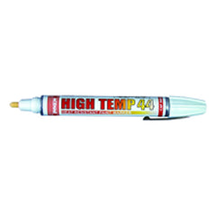 High Temperature AM 44 Marker - Felt Tip - White - Exact Tool & Supply