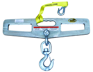 Swivel Hook Plate - #LMHP4 - Hook Plate - Fork openings are 6-1/4"W x 1-3/4"H. - Exact Tool & Supply