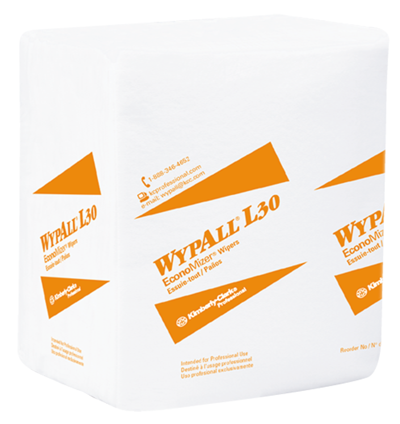 12.5 x 14.4'' - Package of 1080 - WypAll 1/4 Fold - Exact Tool & Supply