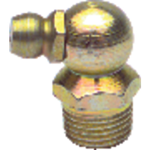 Grease Fittings - 1/8″-27 - PTF 90° Hydraulic Style - Pack of 10 - Exact Tool & Supply