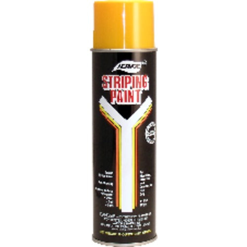 20oz Solvent Based Striping Spray Paint Traffic Yellow - Exact Tool & Supply