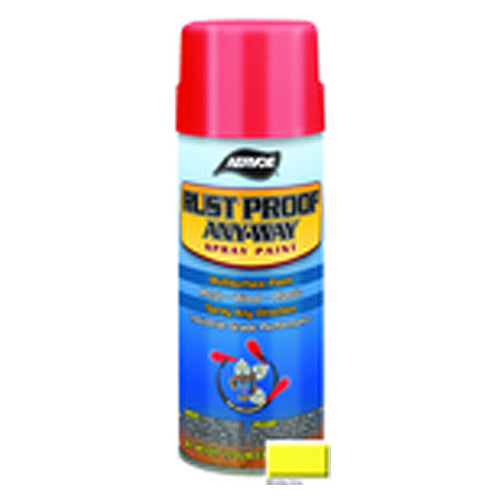12oz Aerosol Rust Proofing Paint Safety Yellow - Exact Tool & Supply