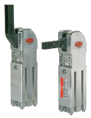 Pneumatic Enclosed Clamp - #81L25-10100 Horizontal Arm - 885 in-lbf Maximum Holding Torque - Exact Tool & Supply