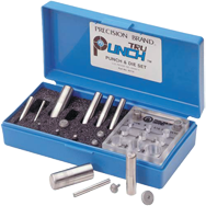 Tru-Punch Punch & Die Set - #40110; 3/4'' Maximum OD; .010'' Maximum Material Thickness - Exact Tool & Supply