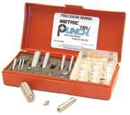 Metric 10 Tru-Punch Punch & Die Set - #40300; 20mm Maximum OD; .25mm Maximum Material Thickness - Exact Tool & Supply
